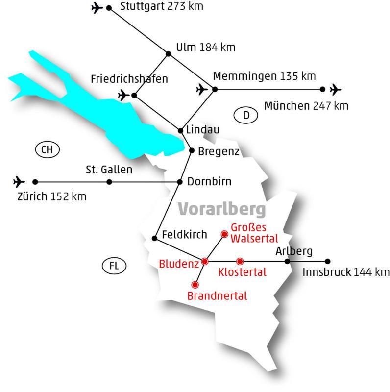 Haus Christina - Romantik Suite Bürs Exteriör bild